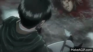SNK-AOT: Isabel and Farlan Death Scene - Levi's Madness on Make a GIF