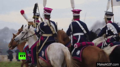 Thousands recreate Napoleonic battle near Moscow