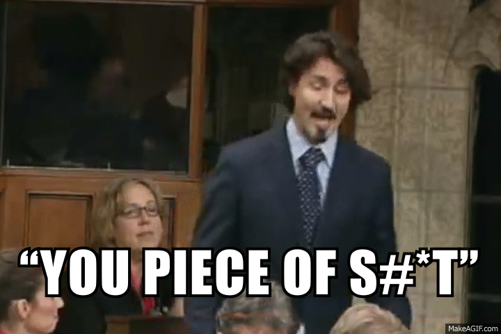 Justin Trudeau GIFS Swears