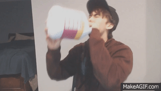 Image result for chugging bleach leafy gif