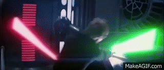 Image result for make gifs motion images of the emperor saying to luke 'so be it jedi.