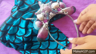DIY How to make a Mermaid Crown