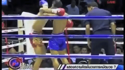 This has nothing to do with grabbing wrists, but it's still a nice elbow