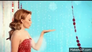 Kylie Minogue Merry Christmas Ad Channel 9 Australia 2013 On Make A Gif