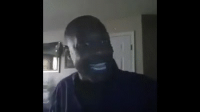 black guy smiling gif