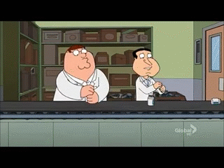 Family Guy Goldman S Pharmacy Conveyor Belt On Make A Gif