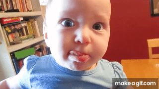 funny reaction baby faces