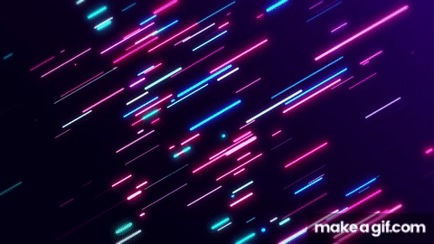 Rounded Neon Red and Blue lines Background Looped Animation | Free Version  on Make a GIF
