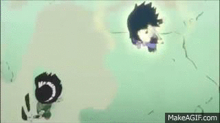 Rock lee vs Sasuke on Make a GIF