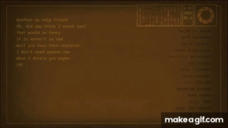 Portal 2 End Credits Song Want You Gone By Jonathan Coulton 1080p Hd On Make A Gif