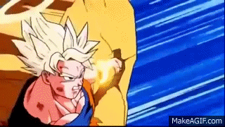 Goku vs Vegeta pelea completa en Español on Make a GIF