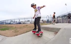 INSANE 7 YEAR OLD HOVERBOARD TRICKS AT THE