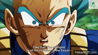 Vegeta vs Jiren  Dragon Ball Super Episode 122 English Sub on Make a GIF