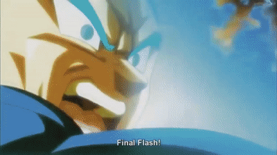 Super Saiyan Blue Vegeta's Final Flash vs Jiren (Subbed) on Make a GIF