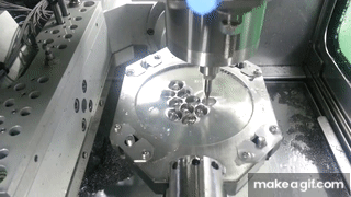 Dental CAD/CAM Milling for Metal Coping and crown on Make a GIF