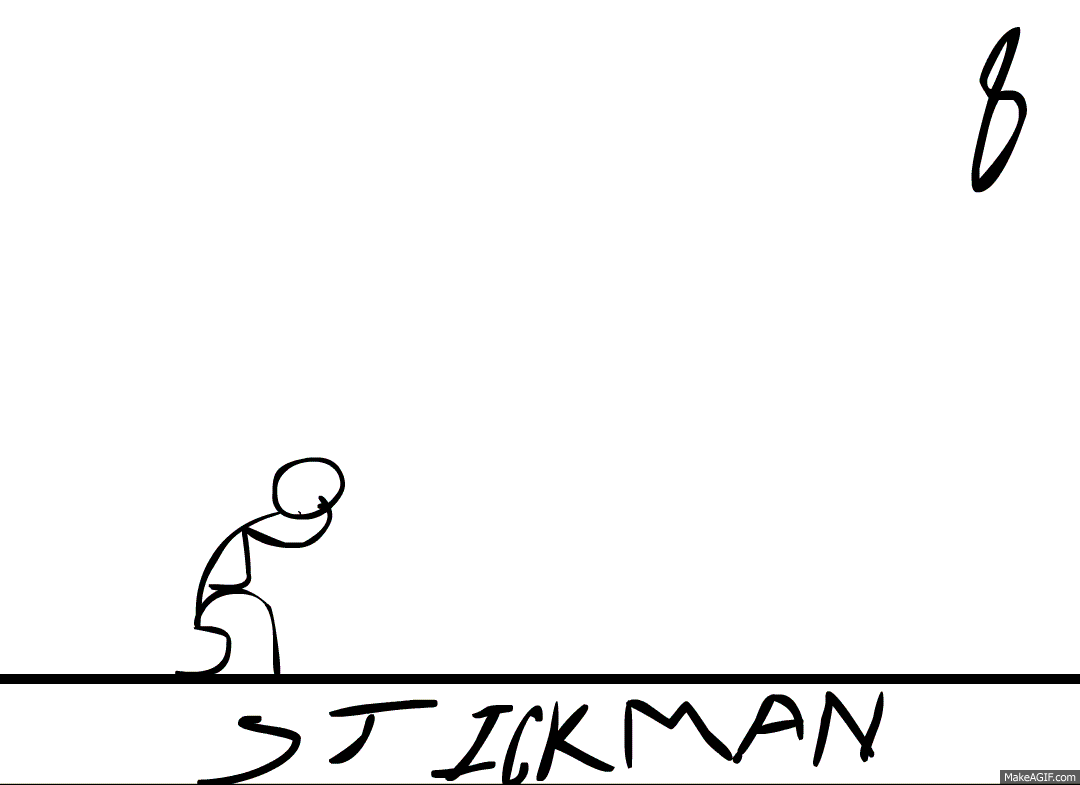 Stickman on Make a GIF