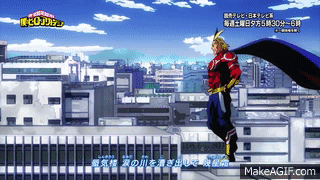 アニメ 僕のヒーローアカデミア 2期第2クールオープニングムービー 空に歌えば Amazarashi ヒロアカop On Make A Gif