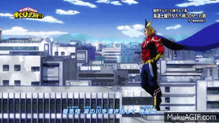 アニメ 僕のヒーローアカデミア 2期第2クールオープニングムービー 空に歌えば Amazarashi ヒロアカop On Make A Gif
