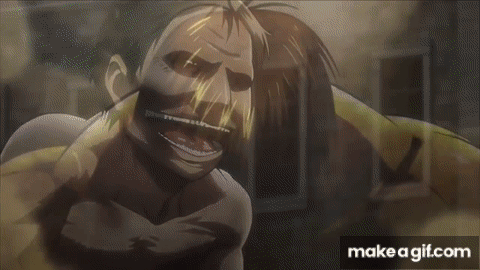 Eren Titan Roaring! - Attack on Titan - Shingeki No Kyojin