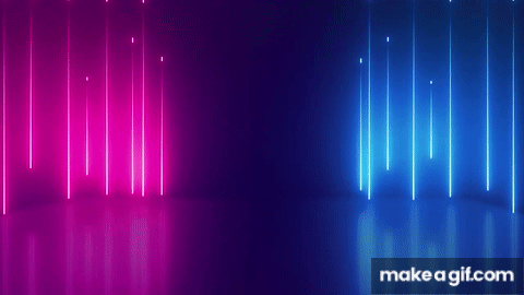 Vertical Glowing Neon Lights Stage Loop Animated Background Motion Made On Make A Gif