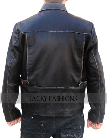 Indiana Jones 4 Harrison Ford Genuine Leather Jacket on Make a GIF