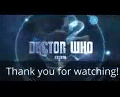 Doctor Who Thank You For Watching On Make A Gif