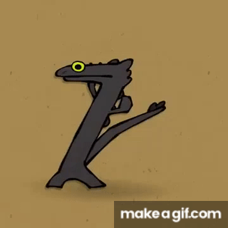 toothless from httyd dancing to driftveil city theme on Make a GIF
