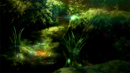 Flower Meadow Anime Scenery GIF  GIFDBcom