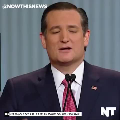 Turns out, Ted Cruz didn’t like being compared to on Make a GIF