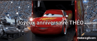 Cars Anniversaire On Make A Gif