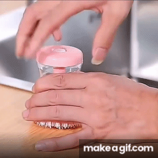 Dish Washing Brush Self Dispensing Cleaning Brush Scrub Kitchen Wash Tools  on Make a GIF