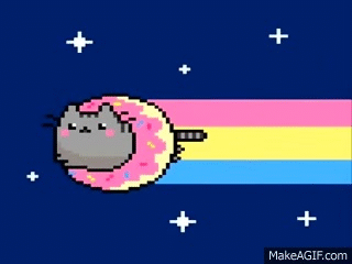 Pusheen Nyan Cat on Make a GIF