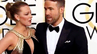 Blake Lively and Ryan Reynolds love their cardboard cutout of on Make a  GIF