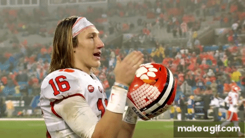 Clemson's Trevor Lawrence living up to the hype | College GameDay on Make a  GIF