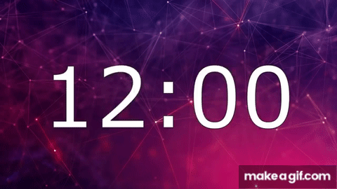 12 minute timer on Make a GIF