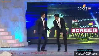 Sidharth Malhotra and Varun Dhawan dancing on Chikni Chameli !!! on Make a GIF