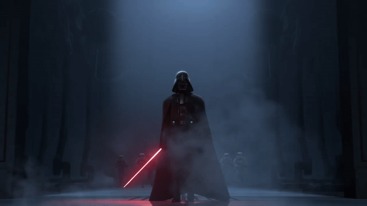 Star Wars Rebels - Kanan & Ezra vs Darth Vader [1080p] on Make a GIF