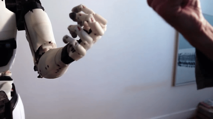 Inmoov Le Robot 3d Open Source On Make A Gif