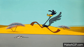 The History of Wile E. Coyote & The Road Runner - Animation Lookback:  Looney Tunes on Make a GIF
