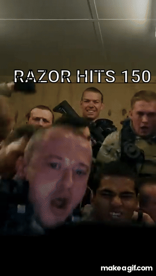 Razor is 150 on Make a GIF