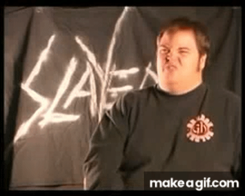 A Typical Slayer Fan you know on Make a GIF