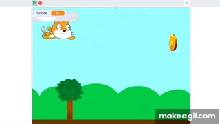 How to make a Flying Game in scratch | cat flying Game full tutorial on ...