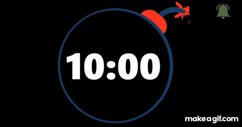 10 min Timer BOMB countdown NO music. on Make a GIF