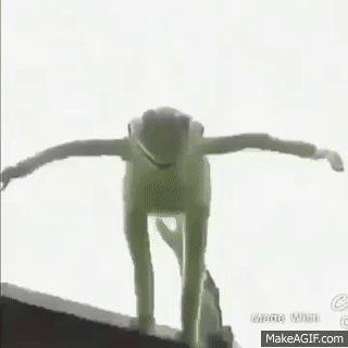 Kermit The Frog Jumps Off A Roof And Fucks Off On Make A Gif