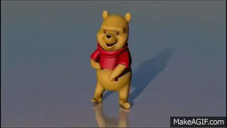 winnie the pooh dancing to pitbull (long version) on Make a GIF