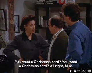 Seinfeld - The Christmas Card (The Nipple) on Make a GIF