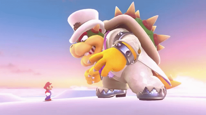 Super Mario Odyssey - Bowser Battle begins
