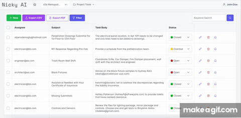 Nicky AI - Task Assign on Make a GIF