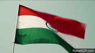 INDIAN WAVING FLAG on Make a GIF