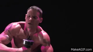 shake weight for men unofficial ad on Make a GIF